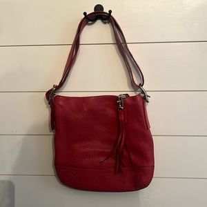 Coach Pink Pebbled Leather Purse